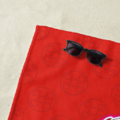Serviette De Plage Badge Miraculous Ladybug (En situation)