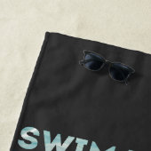 Serviette De Plage Bahamas Pigs de natation Exuma (En situation)