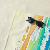 Serviette De Plage baie (En situation)