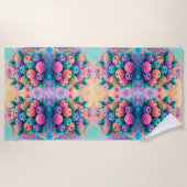 Serviette De Plage Baies colorées pour l'été (Devant)