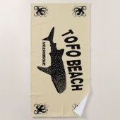 Serviette De Plage Baignade avec requins de baleine - Tofo Beach Moza (Devant)