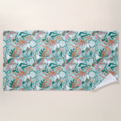 Serviette de plage : Baignade sous-marine (Devant)