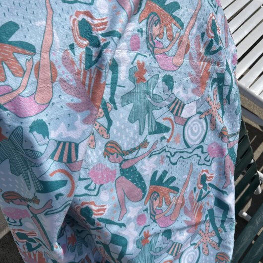 Serviette de plage : Baignade sous-marine