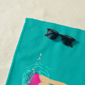 Serviette De Plage Baigneurs Artistiques - Nager sous l'eau (En situation)