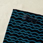 Serviette De Plage Baiser De Lumière Moderne Pop Art Abstrait (En situation)