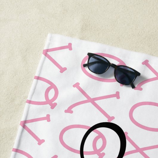 Serviette De Plage Baiser XOXO (En situation)