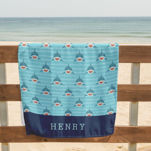 Serviette De Plage Bait de requin personnalisé