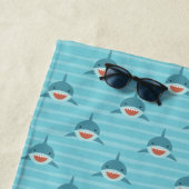 Serviette De Plage Bait de requin personnalisé (En situation)