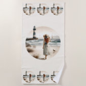 Serviette De Plage Balade Phare (Devant)
