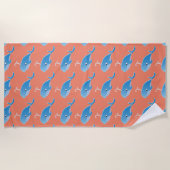 Serviette De Plage Baleine - Beach Towel (Devant)