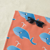 Serviette De Plage Baleine - Beach Towel (En situation)