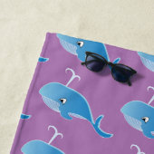 Serviette De Plage Baleine - Beach Towel (En situation)
