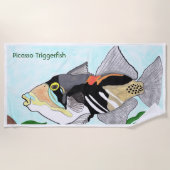 Serviette De Plage Baliste Picasso (Devant)