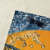 Serviette De Plage Balle de baseball (En situation)