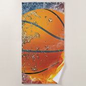 Serviette De Plage Balle de baseball (Devant)