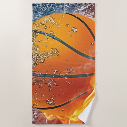 Serviette De Plage Balle de baseball (Devant)