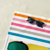 Serviette De Plage Balle de plage et tongs (En situation)