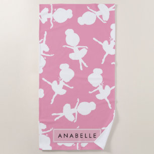 Serviette De Plage Ballerina Motif, Filles de ballet, Danse, Votre No
