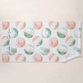 Serviette De Plage Balles de plage estivales au soleil (Devant)