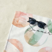 Serviette De Plage Balles de plage estivales au soleil (En situation)