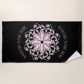Serviette De Plage Ballet Motif Beach Towne (Devant)