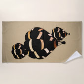 Serviette De Plage Ballons à air chaud rustique (Devant)