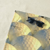 Serviette De Plage Ballons de golf (En situation)