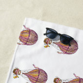 Serviette De Plage Ballotte à air chaud (En situation)