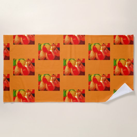 Serviette De Plage Balls de plage (Devant)