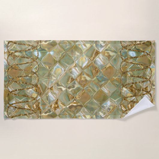 Serviette De Plage Balnéaire Chantilly Chic (Devant)