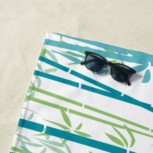 Serviette De Plage Bambou 6 (En situation)