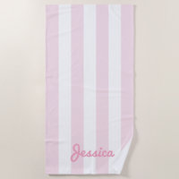 Bande de cabane rose et blanc