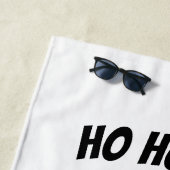 Serviette De Plage Bande dessinée drôle de pingouin de père Noël de (En situation)