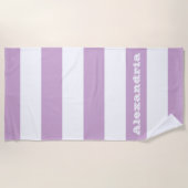 Serviette De Plage Bande pourpre (Devant)