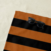 Serviette De Plage Bandes d'Halloween (En situation)