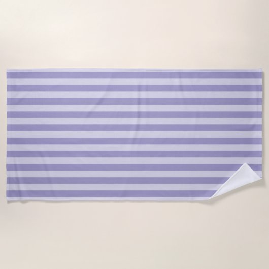 Serviette De Plage Bandes pourpres (Devant)