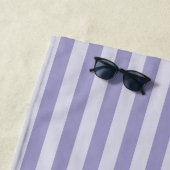 Serviette De Plage Bandes pourpres (En situation)