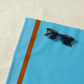 Serviette De Plage Bandes sud-ouest 15 (En situation)