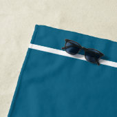 Serviette De Plage Bar et Grill Saumon Cyanotique (En situation)