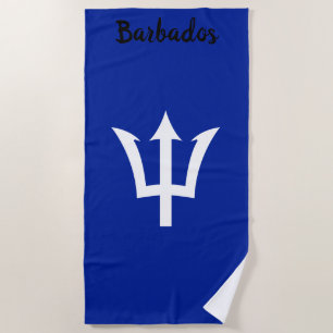 Serviette De Plage Barbados Trident blue Beach Towel