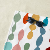 Serviette De Plage Barbes décoratives (En situation)