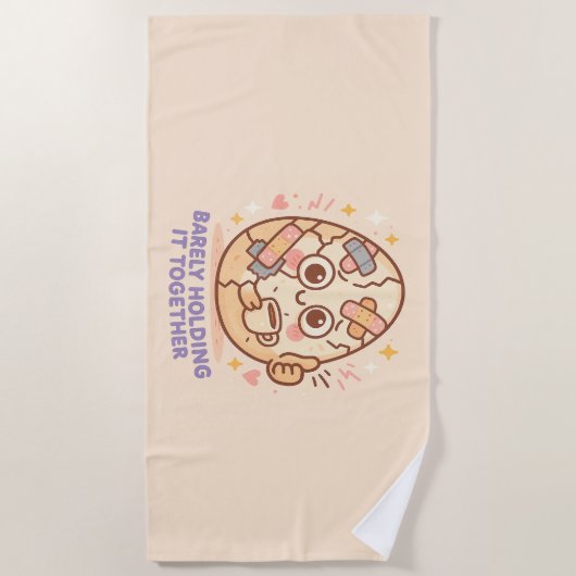 Serviette De Plage Barely Holding It Together (Devant)