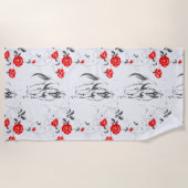 Serviette de plage Baroque Horse (Devant)