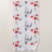 Serviette de plage Baroque Horse (Devant)