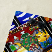 Serviette De Plage Bartender Weimaraner (En situation)