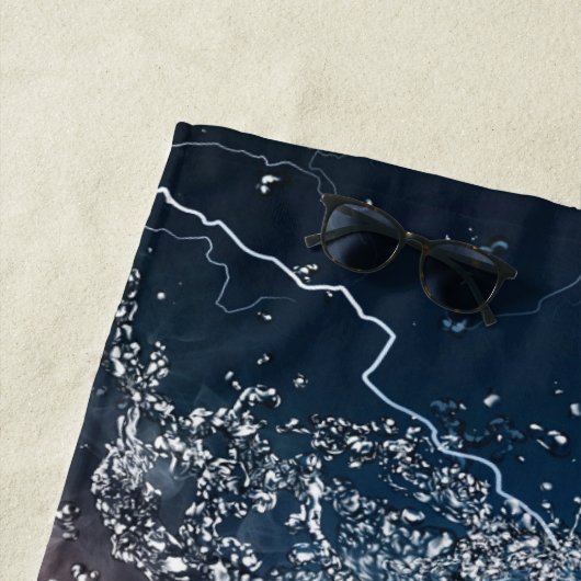 Serviette De Plage Baseball (En situation)