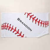 Serviette De Plage Baseball Stitching Design Beach Towel (Devant)