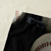 Serviette De Plage Baseballs (En situation)