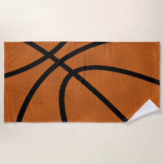 Serviette De Plage Basket-ball (Devant)