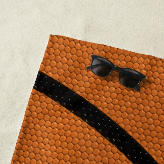 Serviette De Plage Basket-ball (En situation)